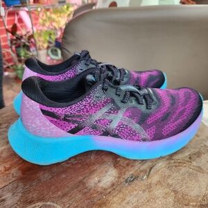 Asics Women's Athletic Shoes - Black, Purple, Blue